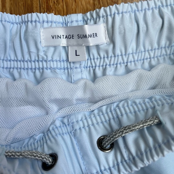 Vintage Summer Flamingo Men Swim Shorts size Large - Picture 3 of 5